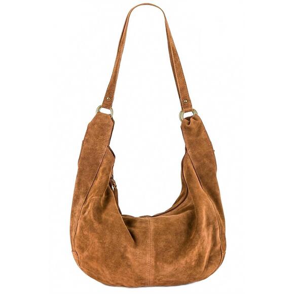 FREE PEOPLE Handbags - NEW FREE PEOPLE women's roma suede tote bag in brown